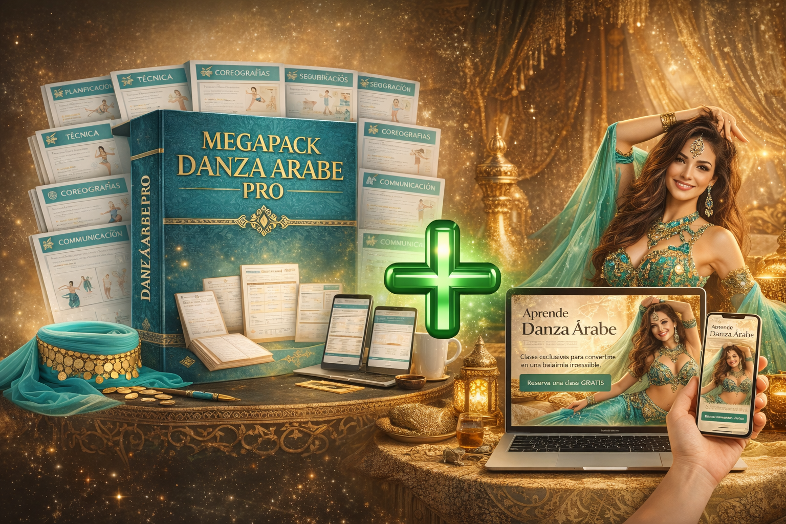 DANZA ARABE SISTEMA COMPLETO + LANDIG